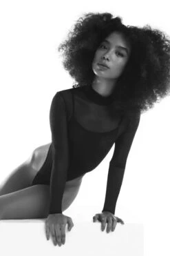 Rolling Cindy Bodysuit - Black -Rad Store 12 7 7 766 bodycindycrop2