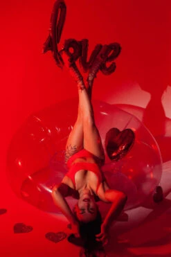 Pole Addict Bliss Top - Red -Rad Store 15