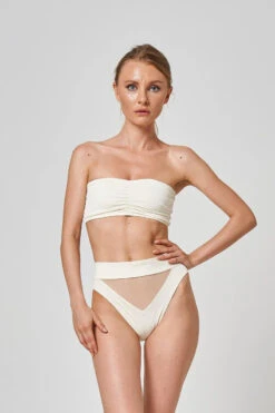 Shark Polewear Mesh Tahiti Shorts - Cream -Rad Store 15.07.20 03234