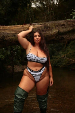 Rolling Alpha Cheeky Shorts - Zebra -Rad Store 187A0293