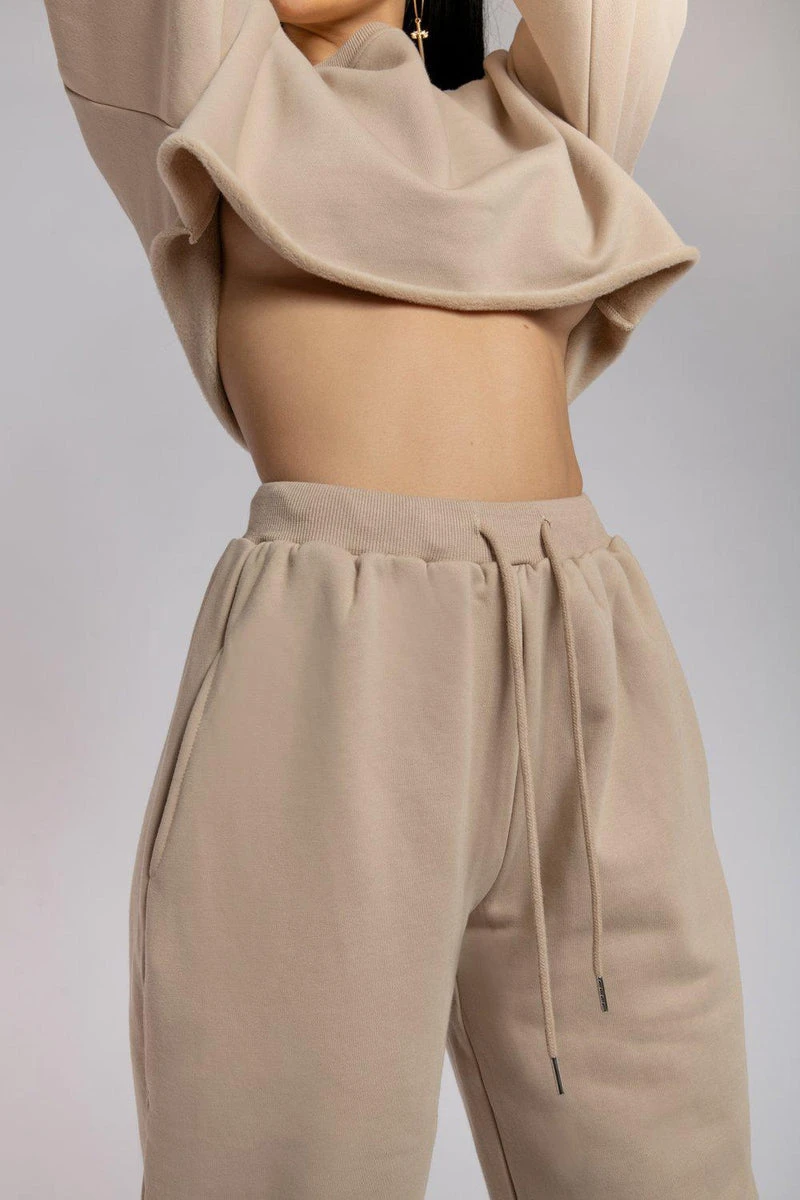 CXIX Oversized Jogger Bottoms - Fawn 7 CXIX Oversized Jogger Bottoms - Fawn - Image 5