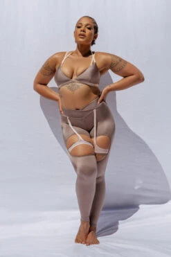 CXIX Confession Garter Leggings - Bronzed -Rad Store 20 09 24CreaturesofXIX 4