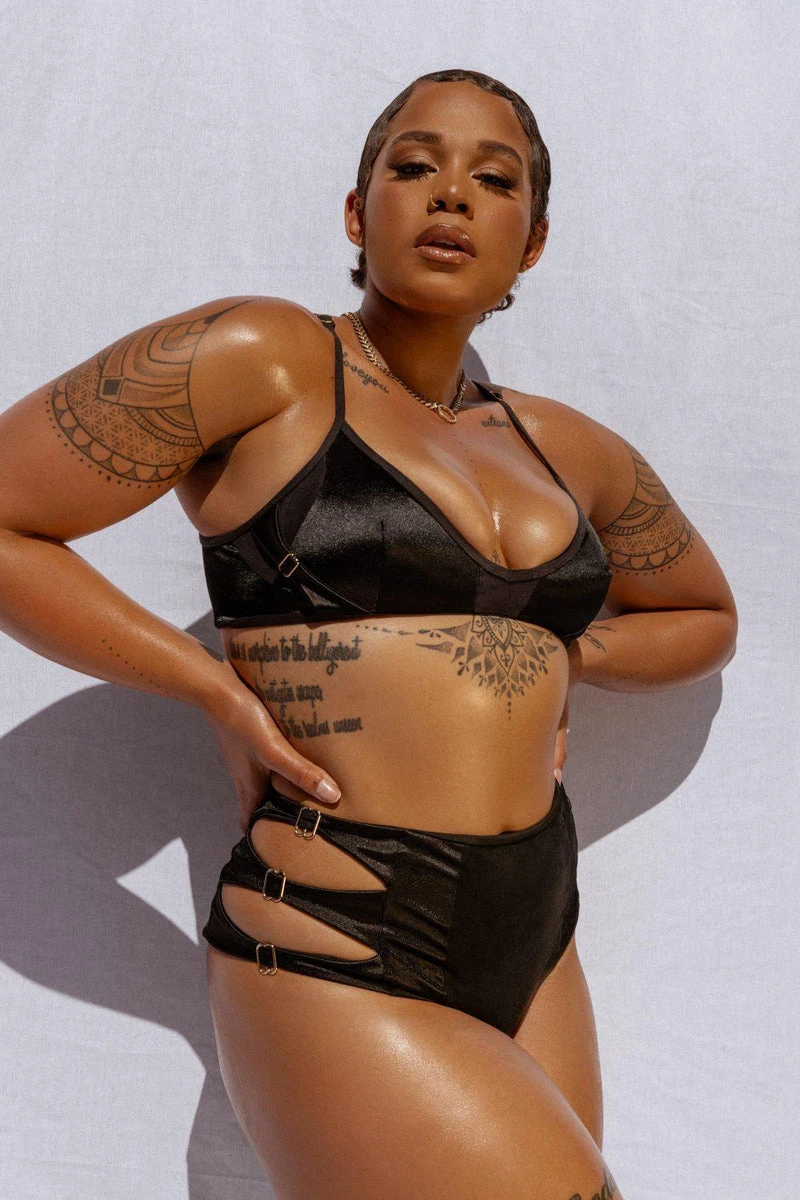 CXIX Aphrodite Bralette - Black 10 CXIX Aphrodite Bralette - Black - Image 8