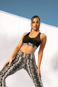 CXIX Rattlesnake Ruche Top - Black -Rad Store 20 12 10Creatures 14