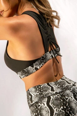 CXIX Rattlesnake Ruche Top - Black -Rad Store 20 12 10Creatures 9