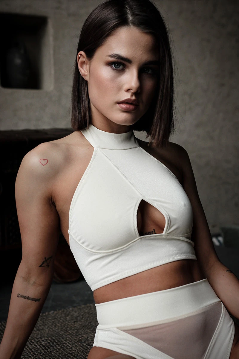 Shark Polewear Tanna Top - Cream 3 Shark Polewear Tanna Top - Cream