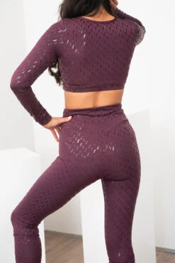 Lunalae Sticky Grip Long Sleeved Top - Recycled Mulberry -Rad Store 20210209 LunaLae 331 4db2f3c2 74c7 4674 8cfb df0d30d42107