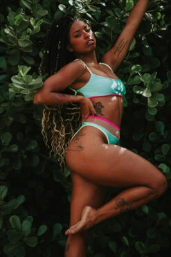 Rolling Vento Neon Reversible Top - Blue/Rosé -Rad Store 20210807 ROLLING 888 916dfd0d 2558 442f ae6f 56bcf266ce56