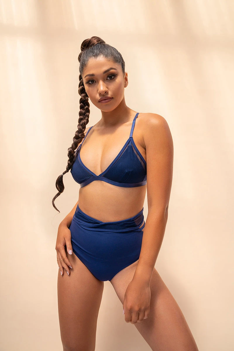 Lunalae Daisy Top - Recycled Navy 7 Lunalae Daisy Top - Recycled Navy - Image 5