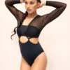 Lunalae Diana Bodysuit - Recycled Black -Rad Store 2021101 LunaLae1644