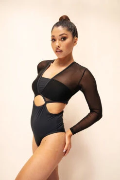 Lunalae Diana Bodysuit - Recycled Black -Rad Store 2021101 LunaLae1663