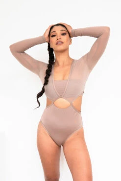 Lunalae Diana Bodysuit - Recycled Mocha -Rad Store 2021101 LunaLae4615 1
