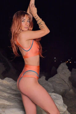 HotCakes Polewear Circe Top - Peach/Teal -Rad Store 2023 06 HotCakesMermaids 487 a3d628e6 5186 4964 bfba df7a0e484787