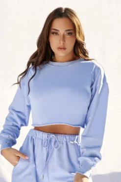 CXIX Oversized Cropped Jumper - Powder Blue 9 CXIX Oversized Cropped Jumper - Powder Blue -Rad Store 21 06 25CreaturesofXIX edit 13