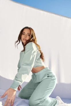 CXIX Oversized Cropped Jumper - Sage -Rad Store 21 06 25CreaturesofXIX edit 7 1