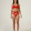 CXIX Classique Triangle Bra - Red -Rad Store 22 02 03Creatures69655
