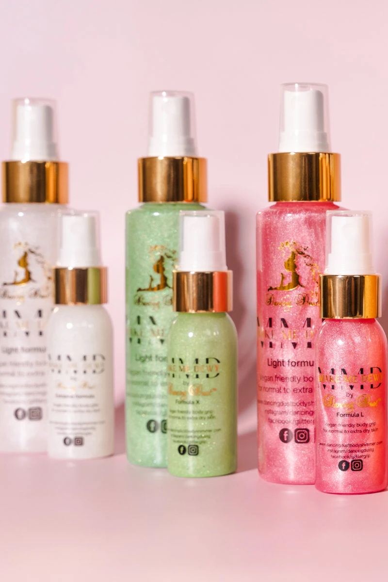 Dancing Dust Make Me Dewy Light - Pink (100ml) 5 Dancing Dust Make Me Dewy Light - Pink (100ml) - Image 3