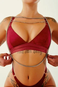 CXIX Aphrodite Bodysuit - Maroon Suede -Rad Store 22 08 18CXIX 138 9fc67b27 4023 43a3 9015 3e327275e22c
