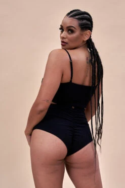 Lunalae High Waist Shorts - Ribbed Black -Rad Store 221011 LunaLae 01 0043