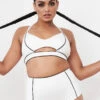 Lunalae Missy High Waist Bottoms - Recycled White