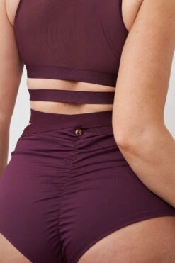 Lunalae Naomi Scoop Neck Top - Recycled Mulberry -Rad Store 230329 LUNALAE 10 0531