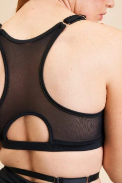 Lunalae Sadie Racer Back Top - Recycled Black -Rad Store 230329 LUNALAE 29 1113