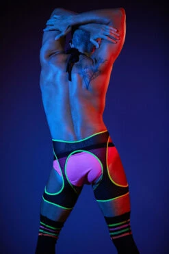 Rolling Peek-A-Boo Harness - Neon 9 Rolling Peek-A-Boo Harness - Neon -Rad Store 2RollingNeon40