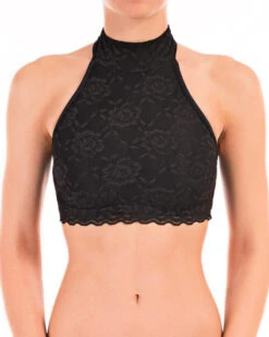 Dragonfly Lisette Top - Lace Black 9 Dragonfly Lisette Top - Lace Black -Rad Store 4395 halter neck soutien gorge pole dance lisette lace