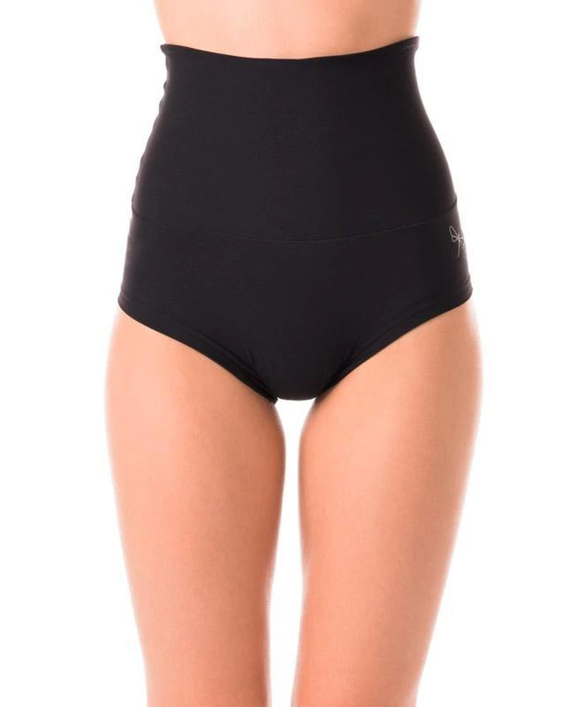 Dragonfly Betty High-Waisted Shorts - Black 6 Dragonfly Betty High-Waisted Shorts - Black - Image 4