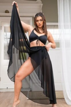 Lunalae High Waist Wrap Dance Skirt - Black -Rad Store 5 4e0c5600 06a5 4bf4 94e4 53bec73f21ca