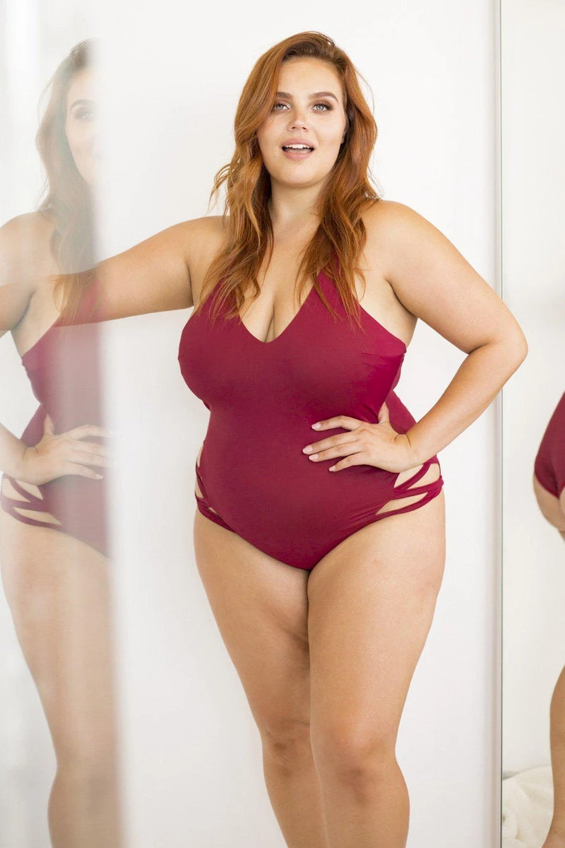 Lunalae Yoncé Bodysuit - Wine 9 Lunalae Yoncé Bodysuit - Wine - Image 7