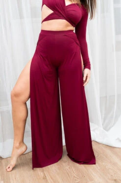 Lunalae Aster Pants - Wine -Rad Store 7 1