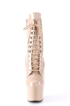 Pleaser USA Adore-1020 7inch Pleaser Boots - Patent Beige -Rad Store ADORE 1020 ND M01