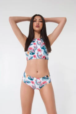 Pole Addict Cross Back Top -Aloha