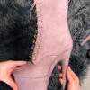 Hella Heels BabyDoll 7inch Boots - Lilac Mink