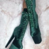 Hella Heels BabyDoll Velvet 8inch Boots - NY Gangster -Rad Store BabyDollVelvet8inchBoots NYGangster4