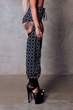 CXIX 119 Chaps - Black Print -Rad Store Black fashion bralette CXIX 119 fashion