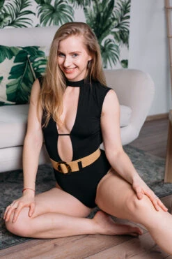 Shark Polewear Passion Bodysuit - Black -Rad Store Blackpassion2