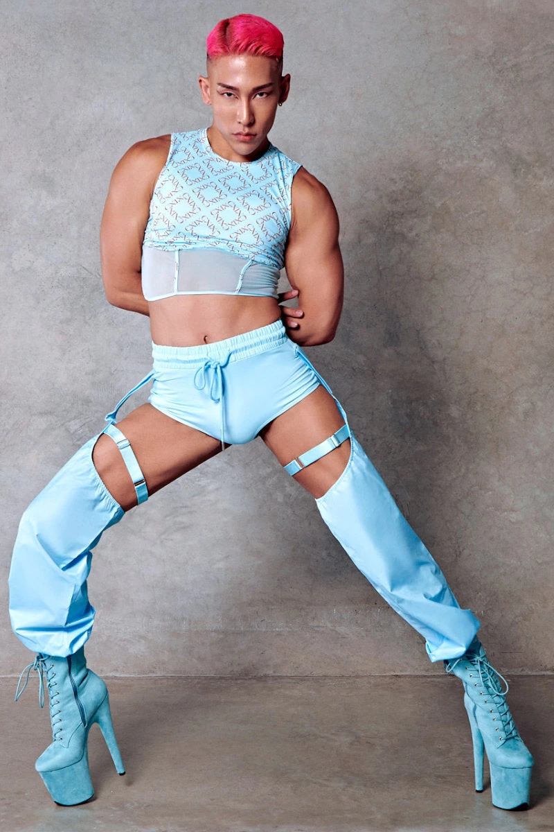 CXIX 119 Chaps - Blue 7 CXIX 119 Chaps - Blue - Image 5