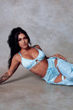 CXIX 119 Chaps - Blue Print -Rad Store Chaps blue fashion 119 polewear CXIX streetwear 1