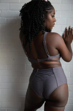 Chantay Polewear Cherryribbon Garter Shorts - Ash -Rad Store CherryribbonShorts Ash 4 600x 72886f86 9e8a 44cb 9da2 feaee6e8fee8