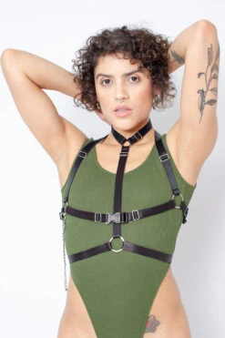 Rolling Jane Bodysuit - Military Green -Rad Store Copiade MG 6926 1