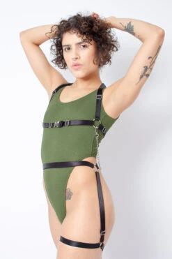 Rolling Jane Bodysuit - Military Green -Rad Store Copiade MG 6928 1