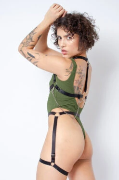 Rolling Jane Bodysuit - Military Green -Rad Store Copiade MG 6935 1