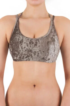 Dragonfly Nicole Top - Velvet Stone -Rad Store DF Velvet Nicole top stone