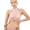 Naughty Thoughts XXX Rated See Through Top - Pink -Rad Store DL 09172copy
