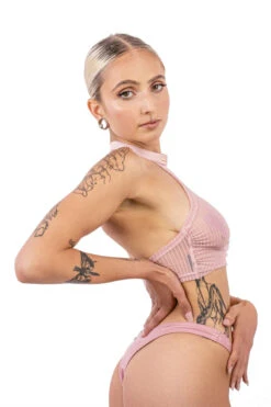 Naughty Thoughts XXX Rated See Through Top - Pink -Rad Store DL 09190copy