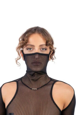 Naughty Thoughts XXX Rated See Through Bodysuit - Black -Rad Store DL 09714copy