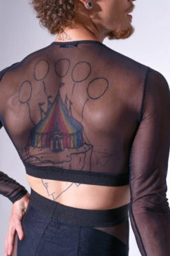 Sorte Twilight Top - Black -Rad Store DSC1750