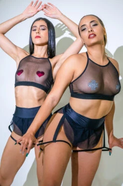 Sorte Wonder Haze Top - Black -Rad Store DSC4635